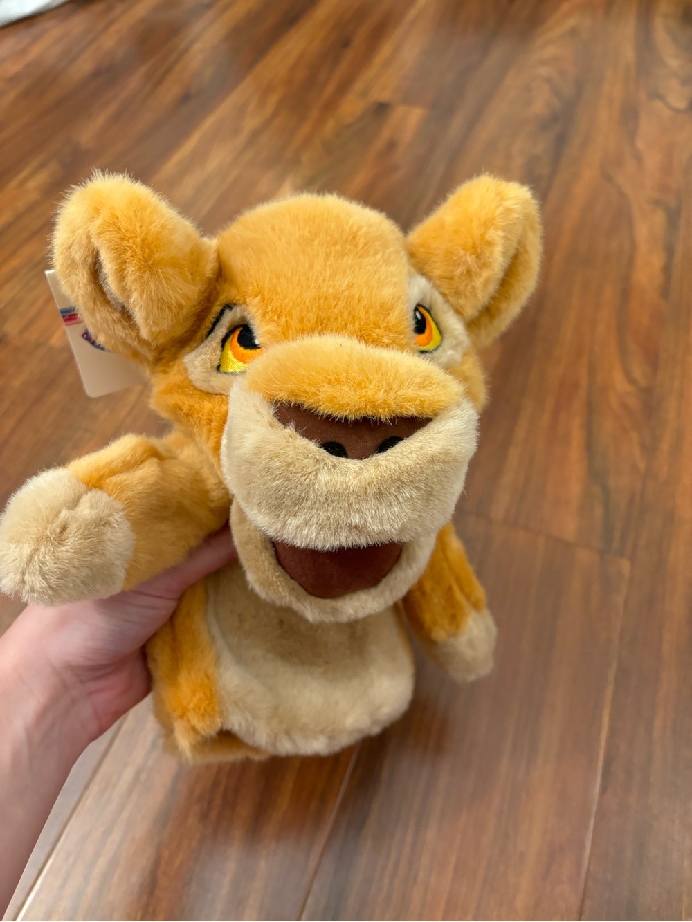Lion King II Simbas Pride Vintage Disney Store Kiara Hand Puppet Plush NWT